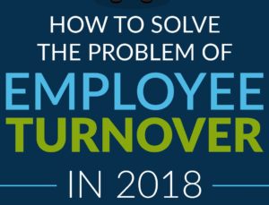 how to solve employee turnover infographic cover