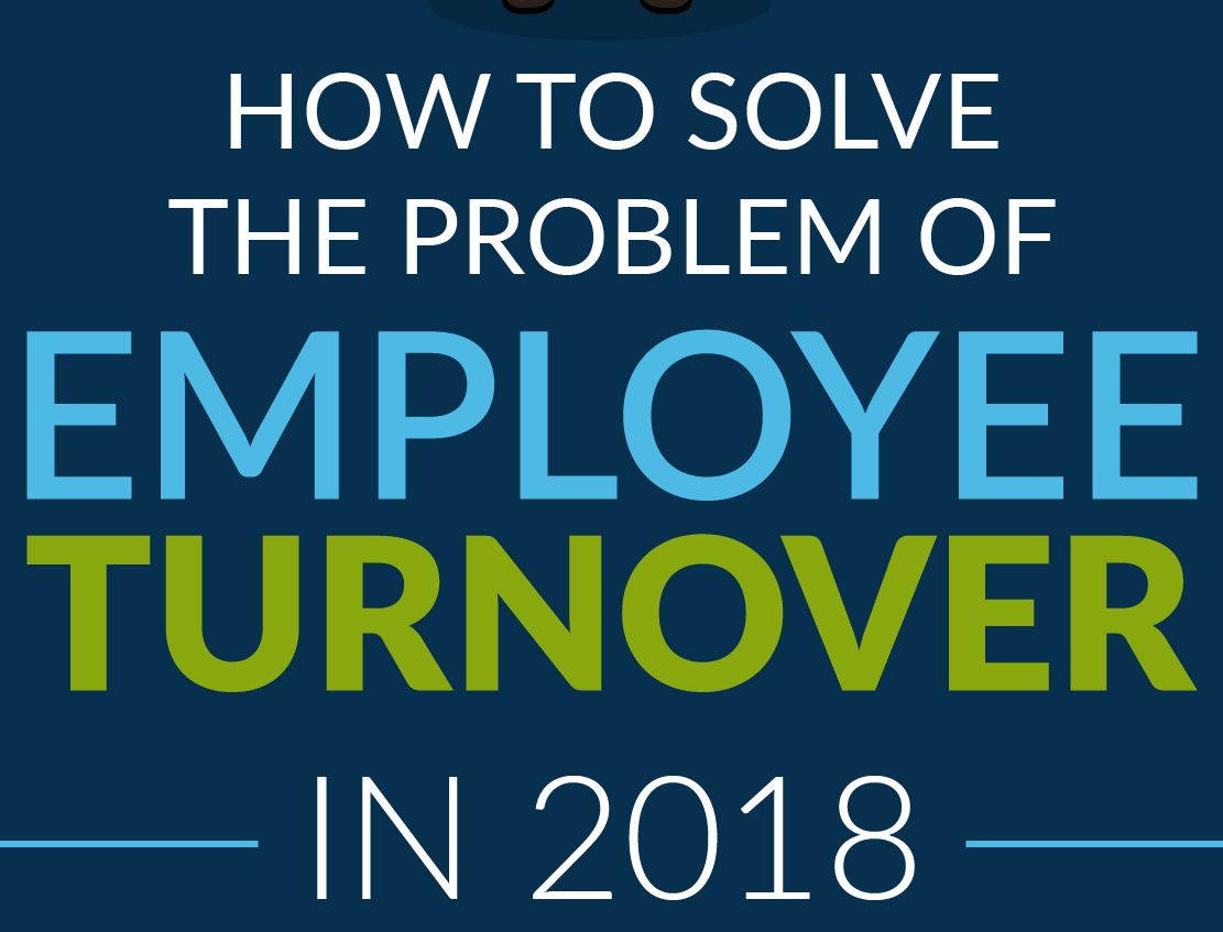 how to solve employee turnover infographic cover